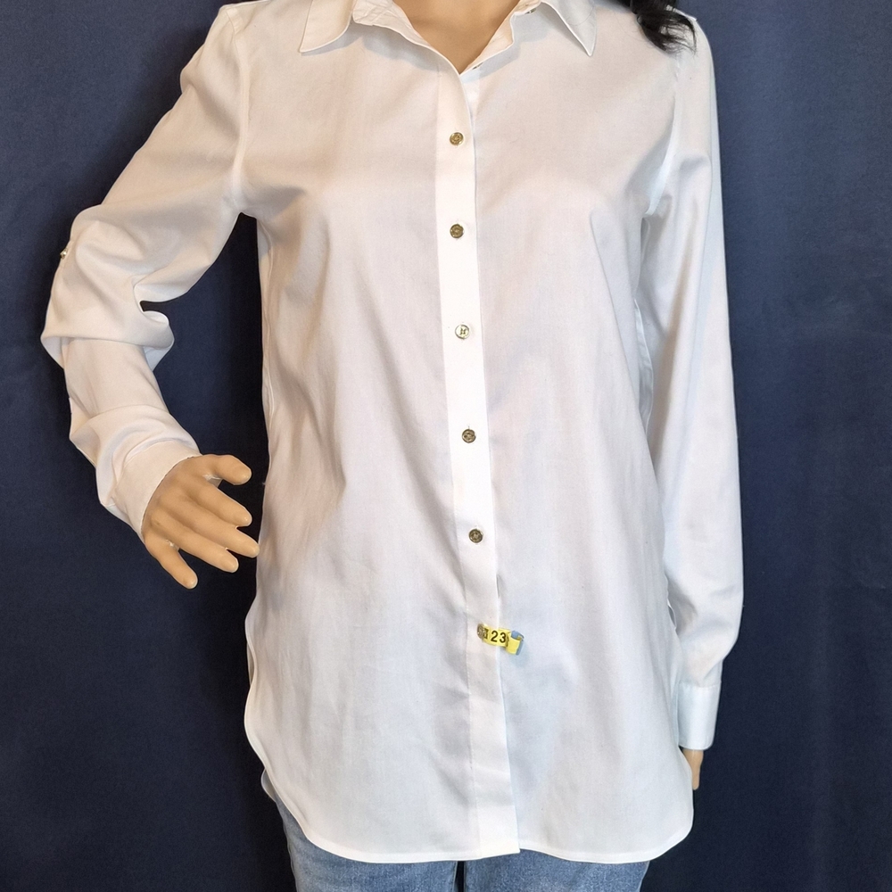 Calvin Klein White Button-Down Shirt